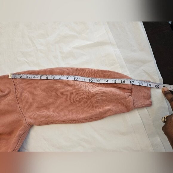 Lululemon Perfectly Oversized Crew, Pink Savannah. Measurements in Pictu… - Picture 9 of 9